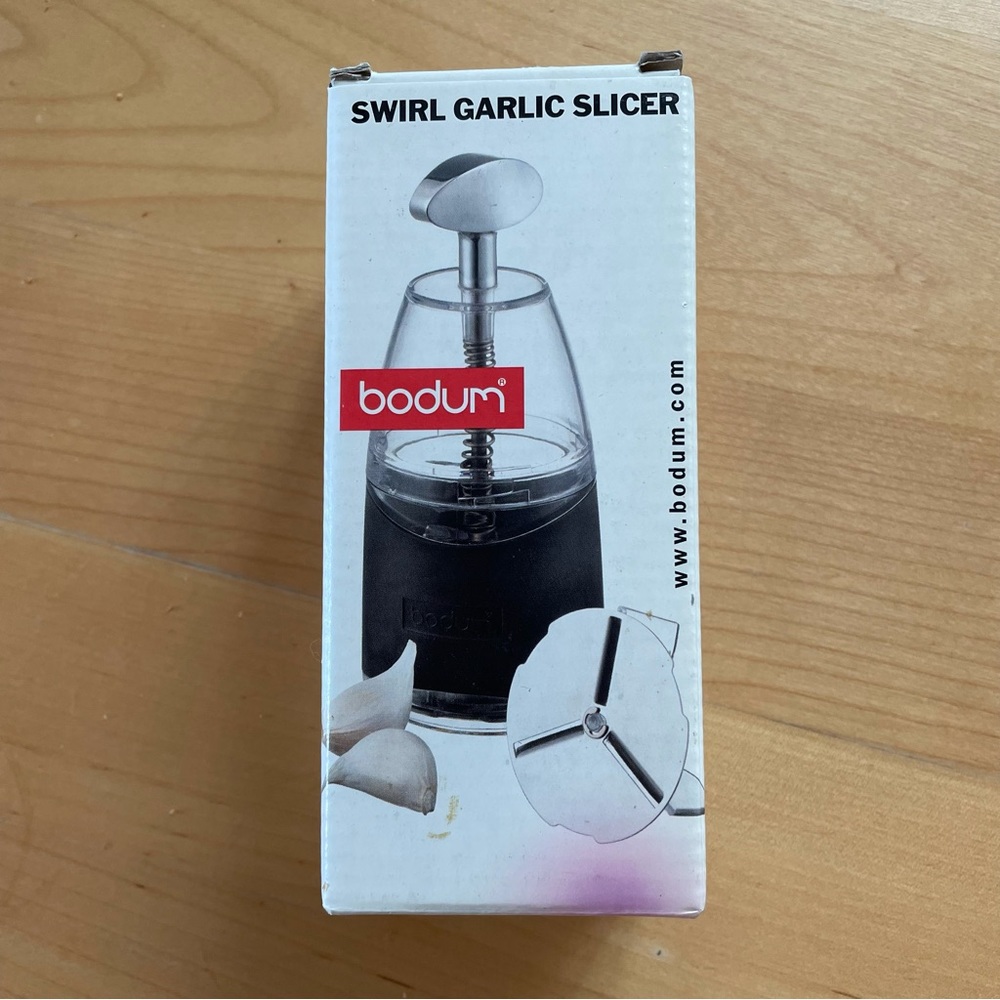 Bodum Swirl Garlic Slicer Cooking Tool New in Box